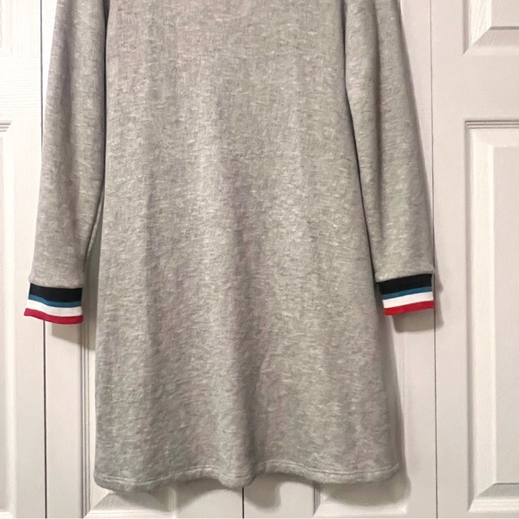 Sol Angeles Flag Roma Sweater Dress Striped Knit Midi French Terry Size Small - Picture 7 of 13